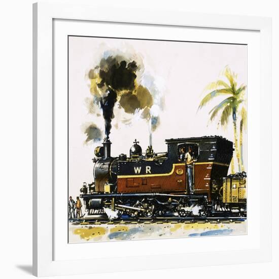 Narrow Guage Wt Class Bagnall-Built Tank Engine on the Western Railways-John S. Smith-Framed Giclee Print