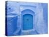 Narrow Lane, Chefchaouen, Morocco-Peter Adams-Stretched Canvas