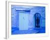 Narrow Lane, Chefchaouen, Morocco-Peter Adams-Framed Photographic Print