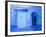 Narrow Lane, Chefchaouen, Morocco-Peter Adams-Framed Photographic Print