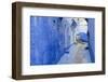 Narrow Lane, Chefchaouen, Morocco-Peter Adams-Framed Photographic Print