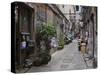 Narrow Lanes in Traditional Residence, Shanghai, China-Keren Su-Stretched Canvas