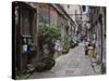 Narrow Lanes in Traditional Residence, Shanghai, China-Keren Su-Stretched Canvas