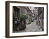 Narrow Lanes in Traditional Residence, Shanghai, China-Keren Su-Framed Premium Photographic Print