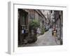 Narrow Lanes in Traditional Residence, Shanghai, China-Keren Su-Framed Premium Photographic Print