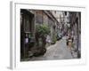 Narrow Lanes in Traditional Residence, Shanghai, China-Keren Su-Framed Photographic Print
