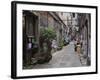 Narrow Lanes in Traditional Residence, Shanghai, China-Keren Su-Framed Photographic Print