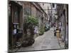 Narrow Lanes in Traditional Residence, Shanghai, China-Keren Su-Mounted Photographic Print