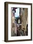 Narrow Medieval Street of  Sermoneta-George Oze-Framed Photographic Print