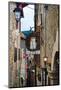 Narrow Medieval Street of  Sermoneta-George Oze-Mounted Photographic Print