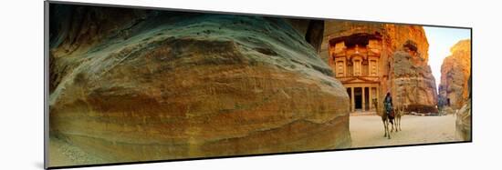 Narrow Passageway at Al Khazneh, Petra, Jordan-null-Mounted Photographic Print