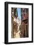 Narrow Street and Washing, Old Town, Corfu Town-Eleanor Scriven-Framed Photographic Print