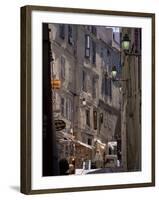 Narrow Street, Bonifacio, Corsica, France-Adam Woolfitt-Framed Photographic Print