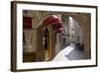 Narrow Street, Budva Old Town, Budva, Montenegro, Europe-Frank Fell-Framed Photographic Print