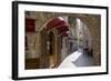 Narrow Street, Budva Old Town, Budva, Montenegro, Europe-Frank Fell-Framed Photographic Print