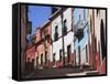 Narrow Street, Guanajuato, Guanajuato State, Mexico, North America-Wendy Connett-Framed Stretched Canvas