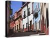 Narrow Street, Guanajuato, Guanajuato State, Mexico, North America-Wendy Connett-Stretched Canvas