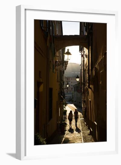 Narrow Street, Imperia, Liguria, Italy, Europe-Frank Fell-Framed Photographic Print