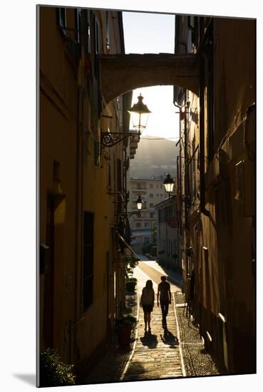 Narrow Street, Imperia, Liguria, Italy, Europe-Frank Fell-Mounted Photographic Print