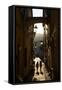 Narrow Street, Imperia, Liguria, Italy, Europe-Frank Fell-Framed Stretched Canvas