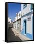 Narrow Street in Ferragudo Fishing Village, Portimao City, Algarve, Portugal, Europe-Richard Cummins-Framed Stretched Canvas