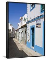 Narrow Street in Ferragudo Fishing Village, Portimao City, Algarve, Portugal, Europe-Richard Cummins-Framed Photographic Print