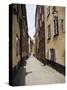 Narrow Street in Gamla Stan, Old Town, Stockholm, Sweden, Scandinavia-Richard Ashworth-Stretched Canvas