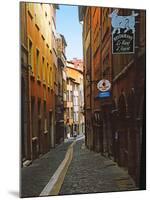 Narrow Street in Lyon (Vieux Lyon), France-Charles Sleicher-Mounted Photographic Print