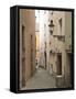 Narrow Street in Passau, Germany-Michael DeFreitas-Framed Stretched Canvas