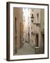 Narrow Street in Passau, Germany-Michael DeFreitas-Framed Photographic Print