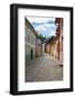 Narrow Street in Sighisoara-alex_bendea-Framed Photographic Print