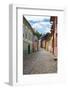 Narrow Street in Sighisoara-alex_bendea-Framed Photographic Print