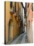 Narrow Street, Lake Orta, Orta, Italy-Lisa S. Engelbrecht-Stretched Canvas