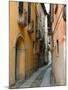 Narrow Street, Lake Orta, Orta, Italy-Lisa S. Engelbrecht-Mounted Photographic Print