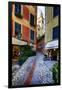 Narrow Street Leading Up To A Church In Portofino-George Oze-Framed Photographic Print