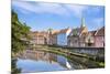 Narrow street Quayside and bright painted houses by the River Wensum, Norwich, Norfolk, East Anglia-Neale Clark-Mounted Photographic Print