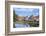 Narrow street Quayside and bright painted houses by the River Wensum, Norwich, Norfolk, East Anglia-Neale Clark-Framed Photographic Print