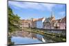 Narrow street Quayside and bright painted houses by the River Wensum, Norwich, Norfolk, East Anglia-Neale Clark-Mounted Photographic Print