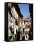 Narrow Street, Scanno, Abruzzo, Italy-Ken Gillham-Framed Stretched Canvas