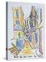 Narrow streets along Placette Abbe Robert Jarred, Old Nice, Nice, France-Richard Lawrence-Stretched Canvas