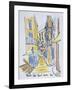 Narrow streets along Placette Abbe Robert Jarred, Old Nice, Nice, France-Richard Lawrence-Framed Photographic Print