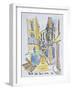 Narrow streets along Placette Abbe Robert Jarred, Old Nice, Nice, France-Richard Lawrence-Framed Photographic Print