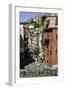 Narrow Streets in the Clifftop Village of Riomaggiore, Cinque Terre, Liguria, Italy-Gavin Hellier-Framed Photographic Print