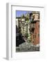 Narrow Streets in the Clifftop Village of Riomaggiore, Cinque Terre, Liguria, Italy-Gavin Hellier-Framed Photographic Print