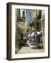 Narrow Streets in the Old Town, with Shops and Restaurants, Chania, Crete, Greece, Europe-Terry Sheila-Framed Photographic Print