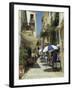 Narrow Streets in the Old Town, with Shops and Restaurants, Chania, Crete, Greece, Europe-Terry Sheila-Framed Photographic Print