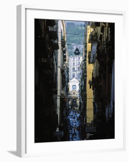 Narrow Streets of Naples, Italy-Demetrio Carrasco-Framed Photographic Print