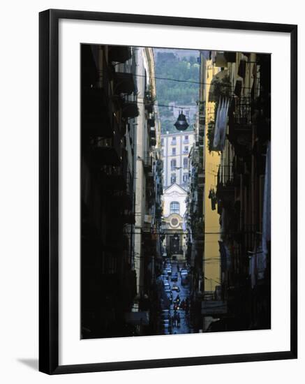 Narrow Streets of Naples, Italy-Demetrio Carrasco-Framed Photographic Print