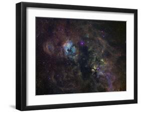 Narrowband Emission in Cygnus-Stocktrek Images-Framed Photographic Print