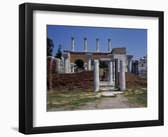 Narthex of Basilica of St. John, Ephesus, Turkey, Early Christian Period, 6th Century-null-Framed Premium Giclee Print